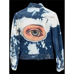 Levi's Small Petite Denim Jacket · Watchful Eye & Moth · Raw Edge